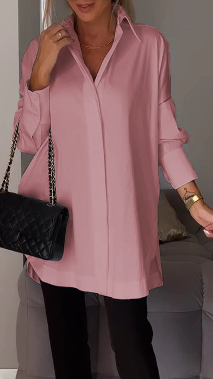 ✨Lapel Slit Shirt✨