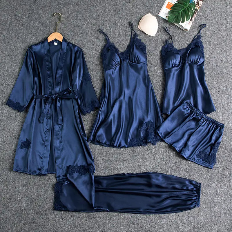 5 PIECES NIGHT DRESS