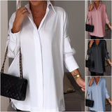 ✨Lapel Slit Shirt✨