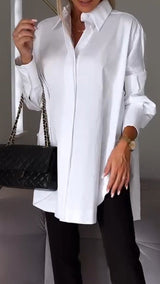 ✨Lapel Slit Shirt✨