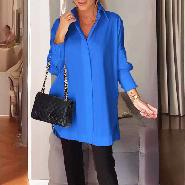 ✨Lapel Slit Shirt✨